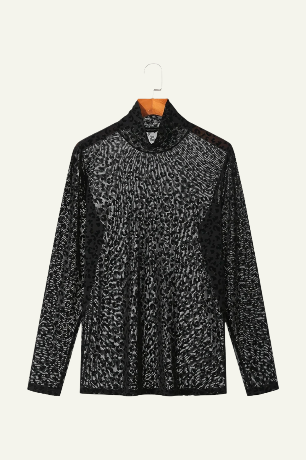 Mesh Leopard Shirt