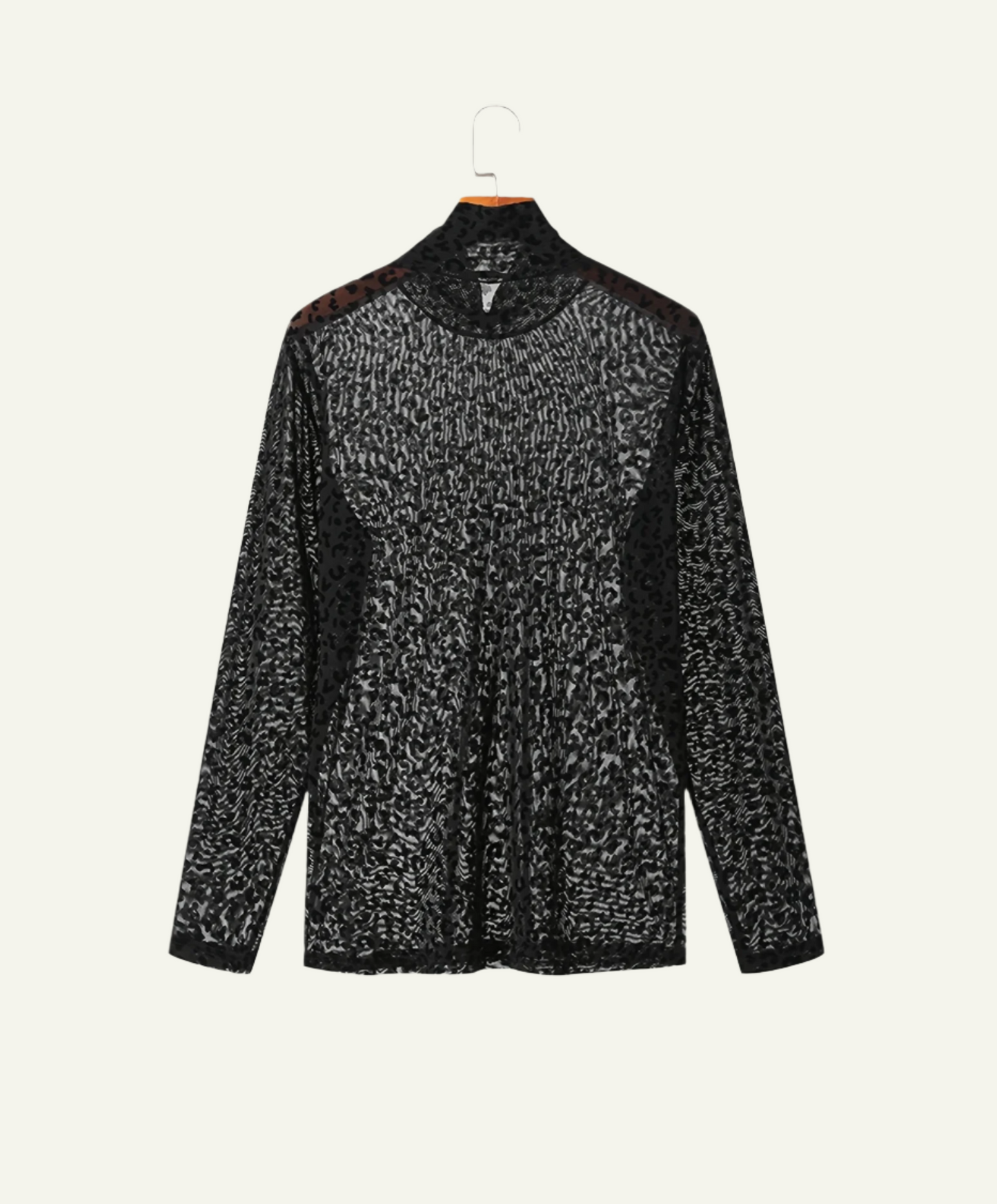 Mesh Leopard Shirt