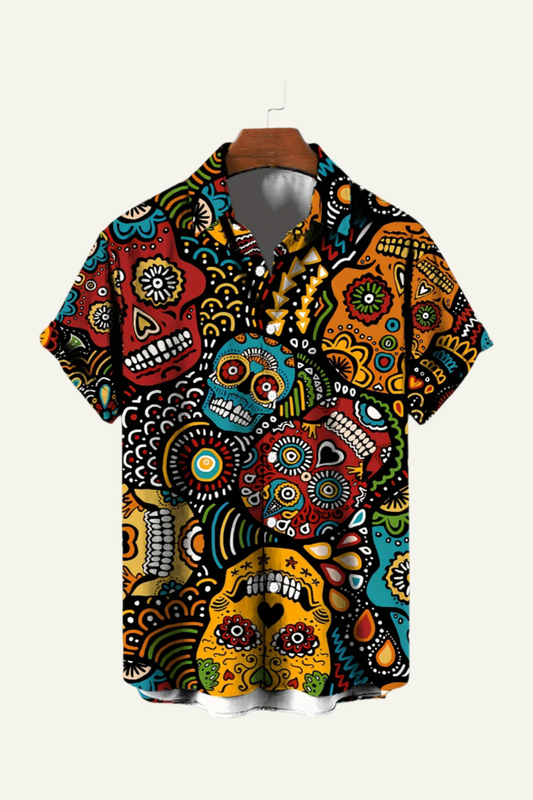 Colorful Skulls Shirt