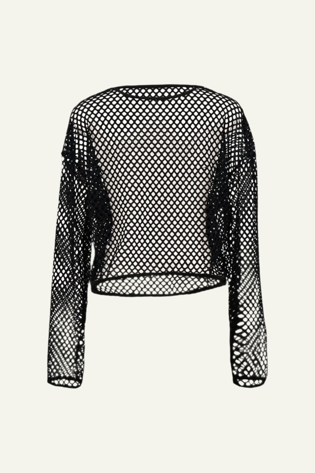 Fishnet Long Sleeve Pullover