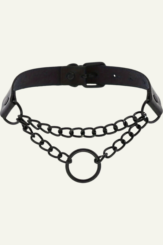 Leather Choker Necklace