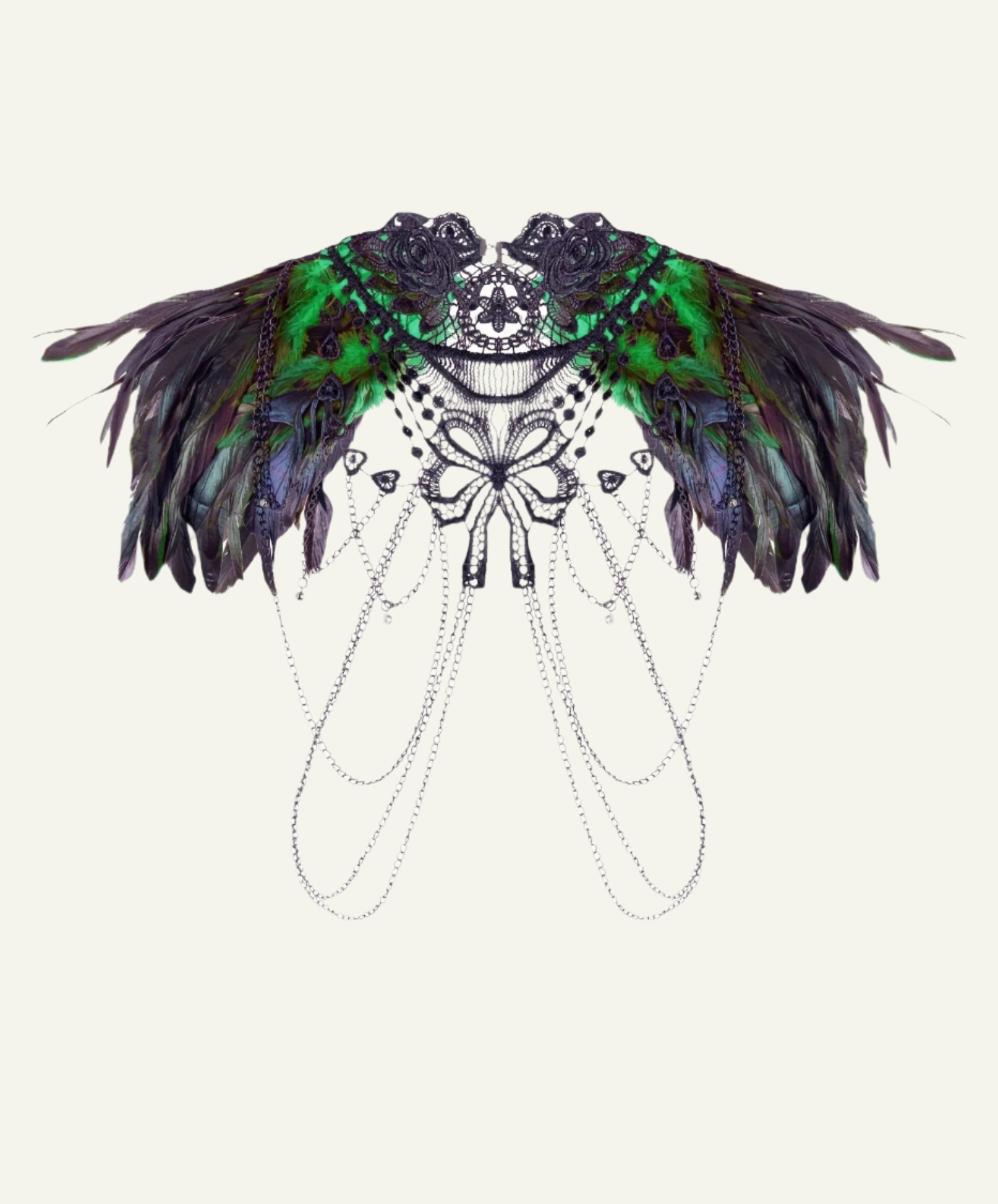 Gaia's Feather Harness | Rave Boutique