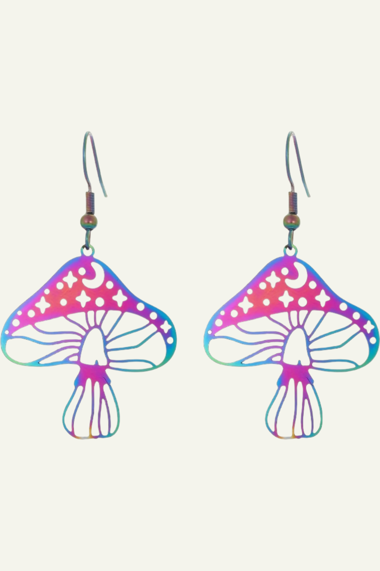 Trippy Mushroom Earrings