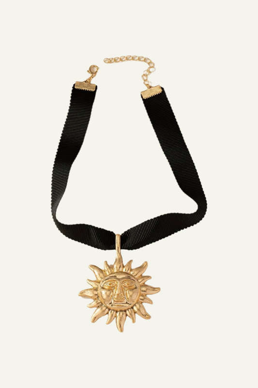 Sunflower Choker Necklace