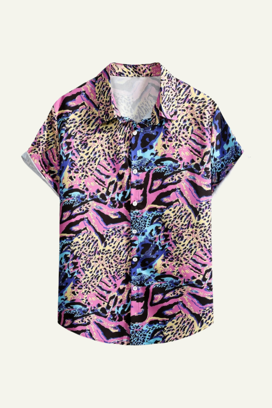 Vibrant Leopard Shirt