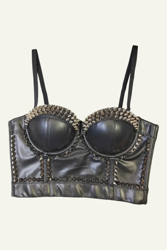 Steampunk Leather Bustier