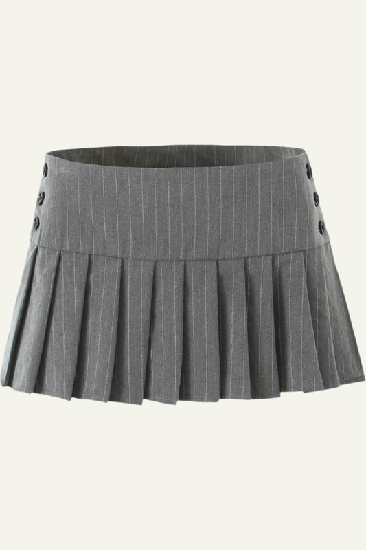 Pleated Micro Skirt