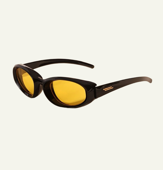Oval Colored Hollywood Glasses