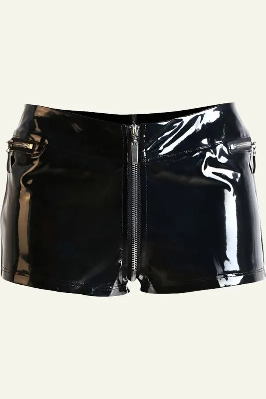 Leather Zipper Pants