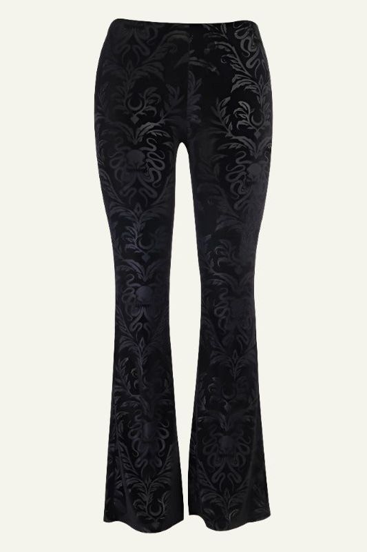 Flared Floral Pants